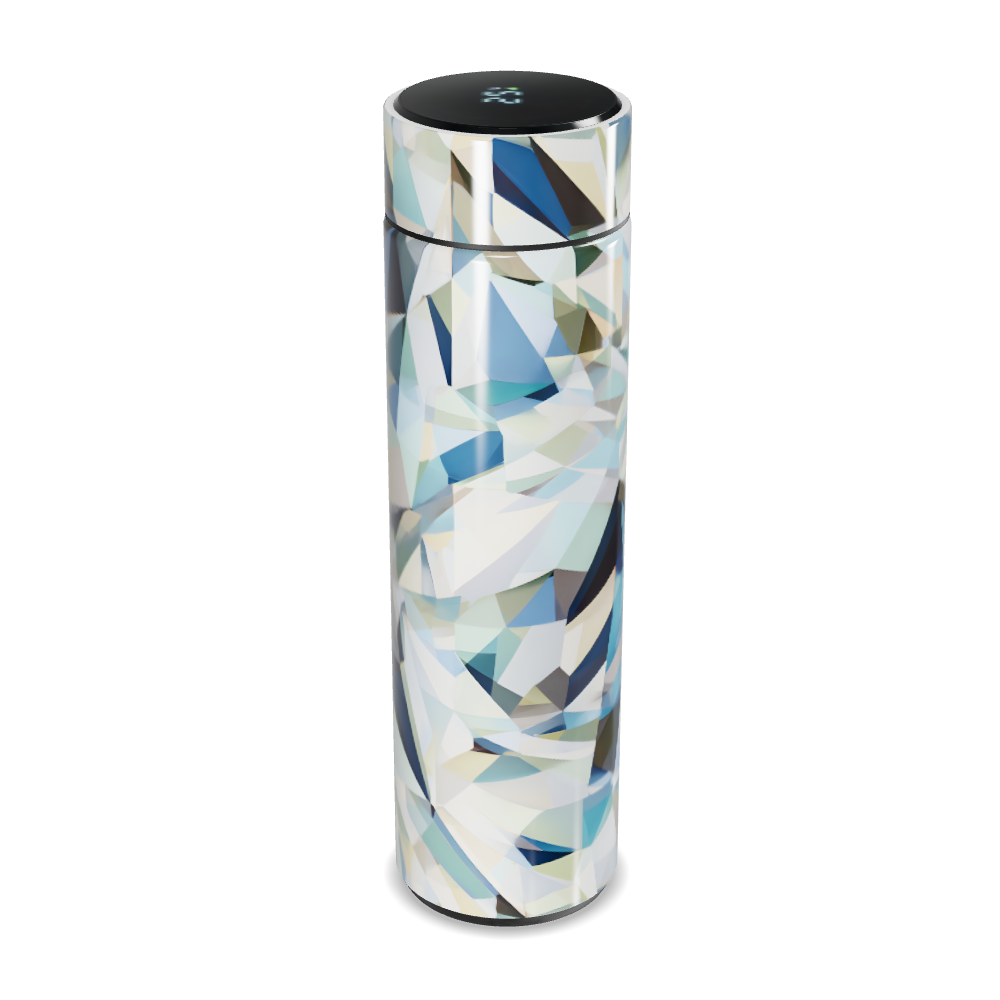 Garrafa Térmica Touch - Estampa Geométrica Colorida