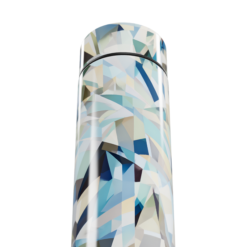 Garrafa Térmica Touch - Estampa Geométrica Colorida