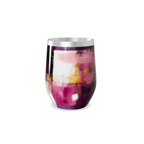 Copo Térmico Slim - Colorido Abstrato Inox