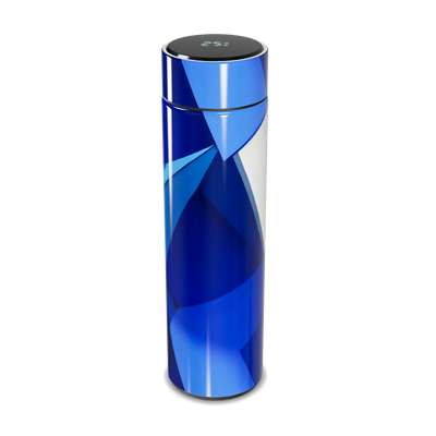 Garrafa Térmica Touch Azul - Design Moderno