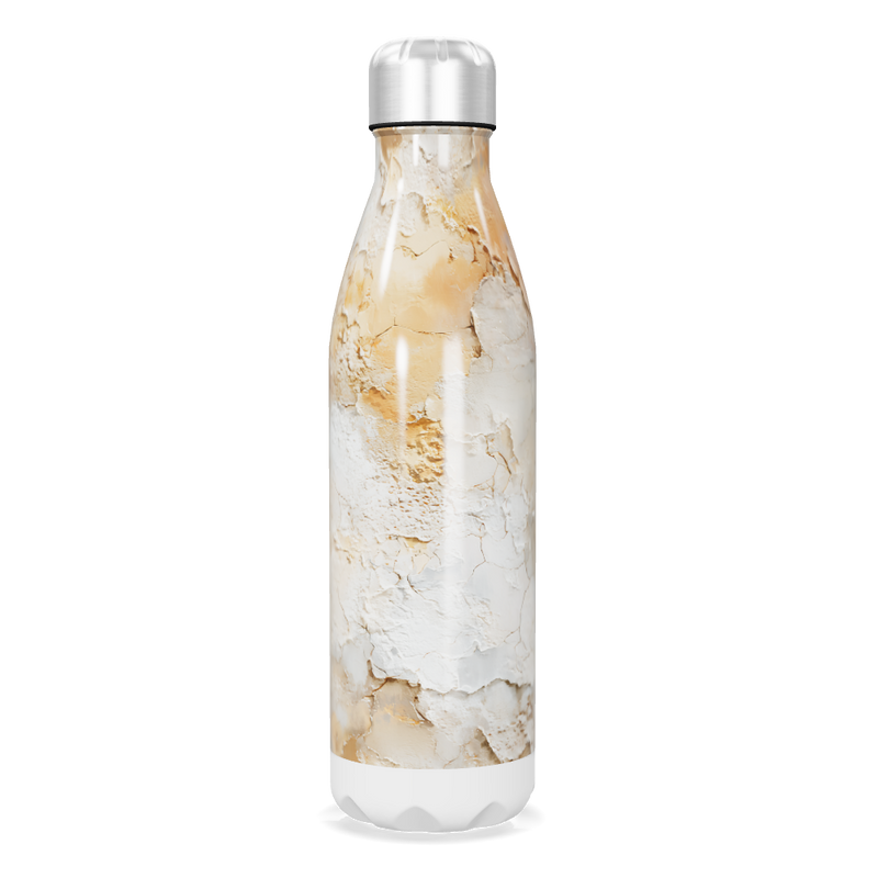 Garrafa Inox - Marmorizada Bege 500ml