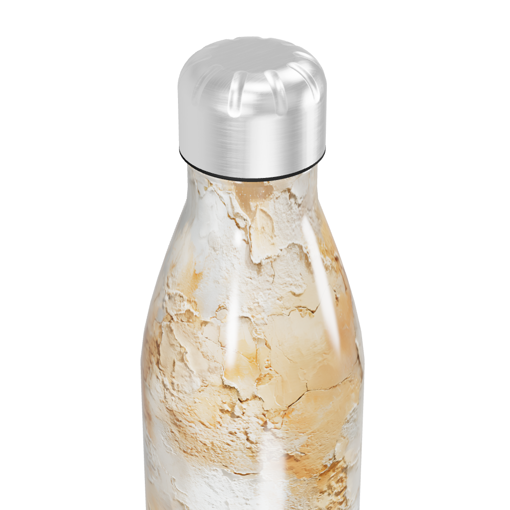 Garrafa Inox - Marmorizada Bege 500ml