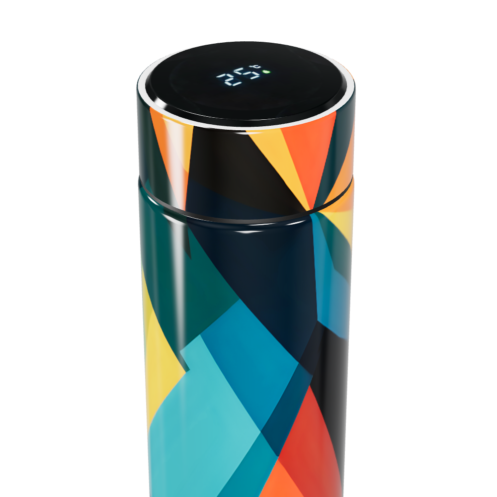 Garrafa Térmica Touch - Colorida Geométrica 500ml