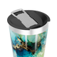 Copo Térmico - Mármore Verde Azul
