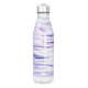 Garrafa Inox - Roxa com Estampa Marmorizada