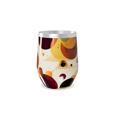 Copo Térmico Slim - Colorido com Estampa Abstrata