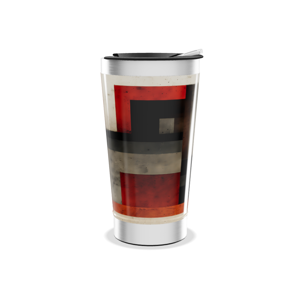 Copo Térmico - Estampa Geométrica Colorida