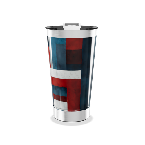 Copo Térmico - Estampa Geométrica Colorida