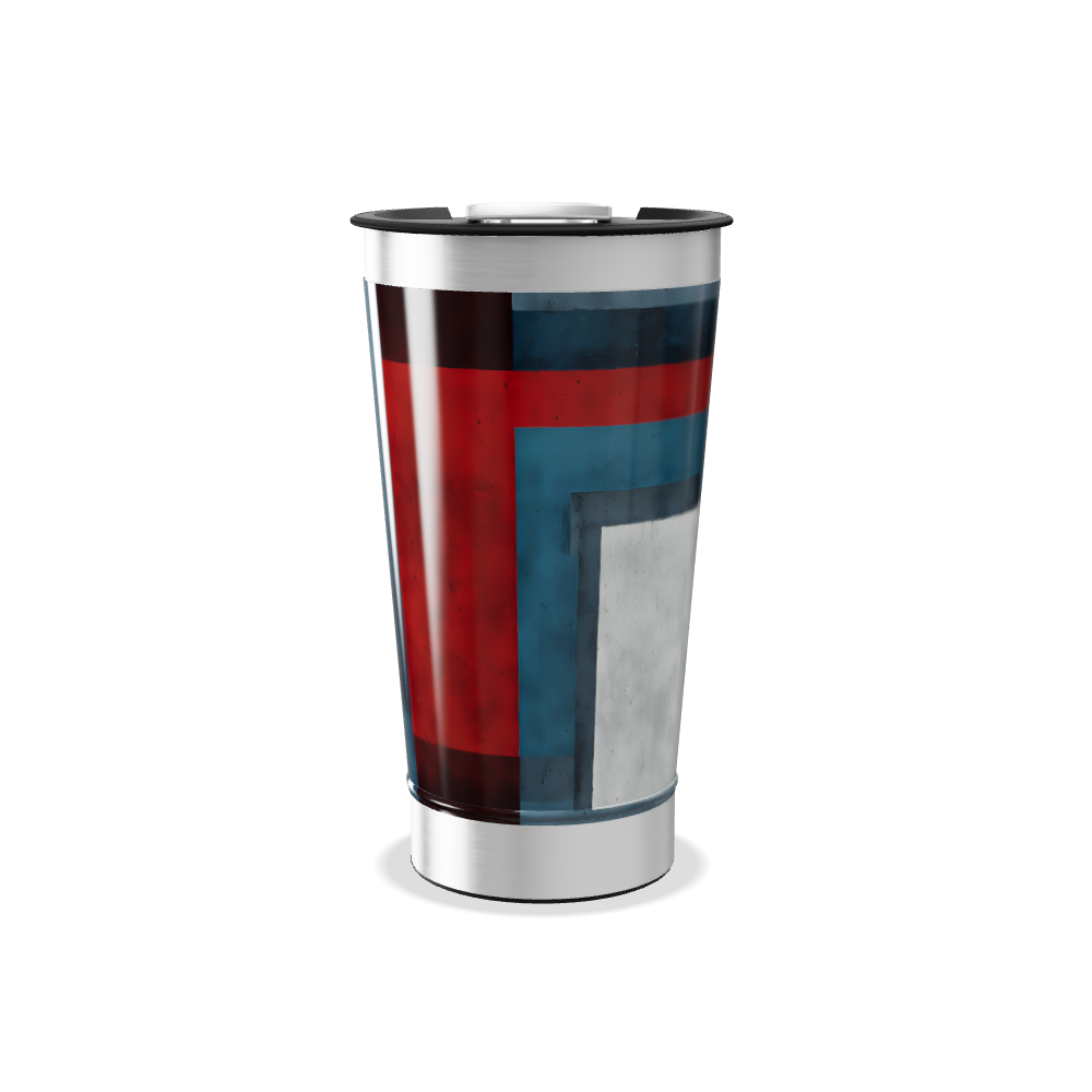 Copo Térmico - Estampa Geométrica Colorida