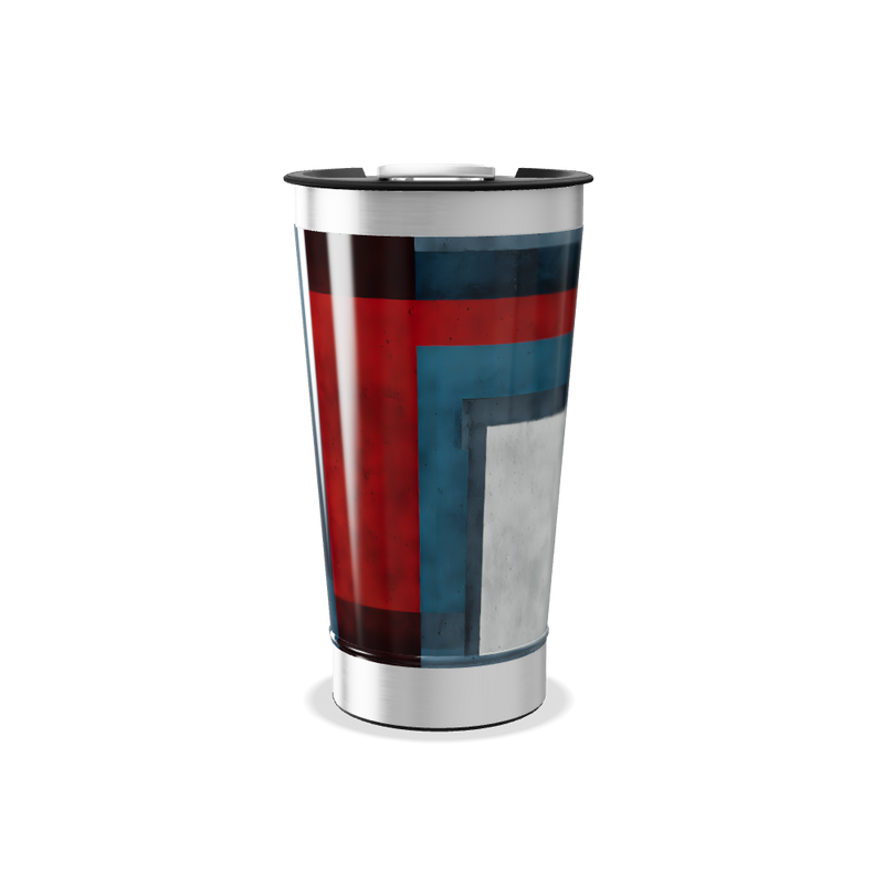 Copo Térmico - Estampa Geométrica Colorida