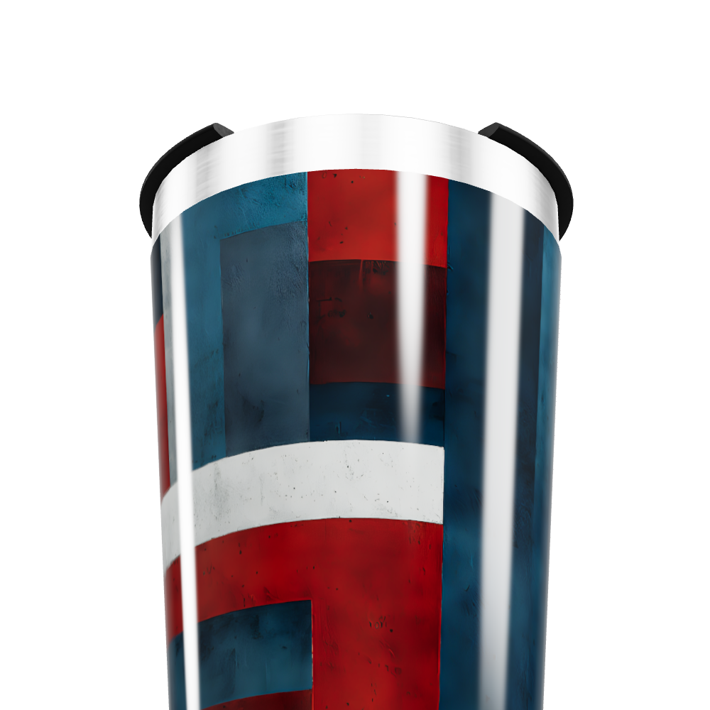 Copo Térmico - Estampa Geométrica Colorida