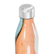 Garrafa Inox - Laranja e Branca Estriada
