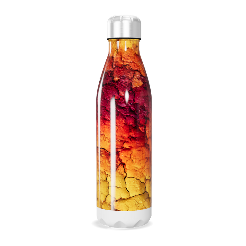 Garrafa Inox Estampa Texturizada