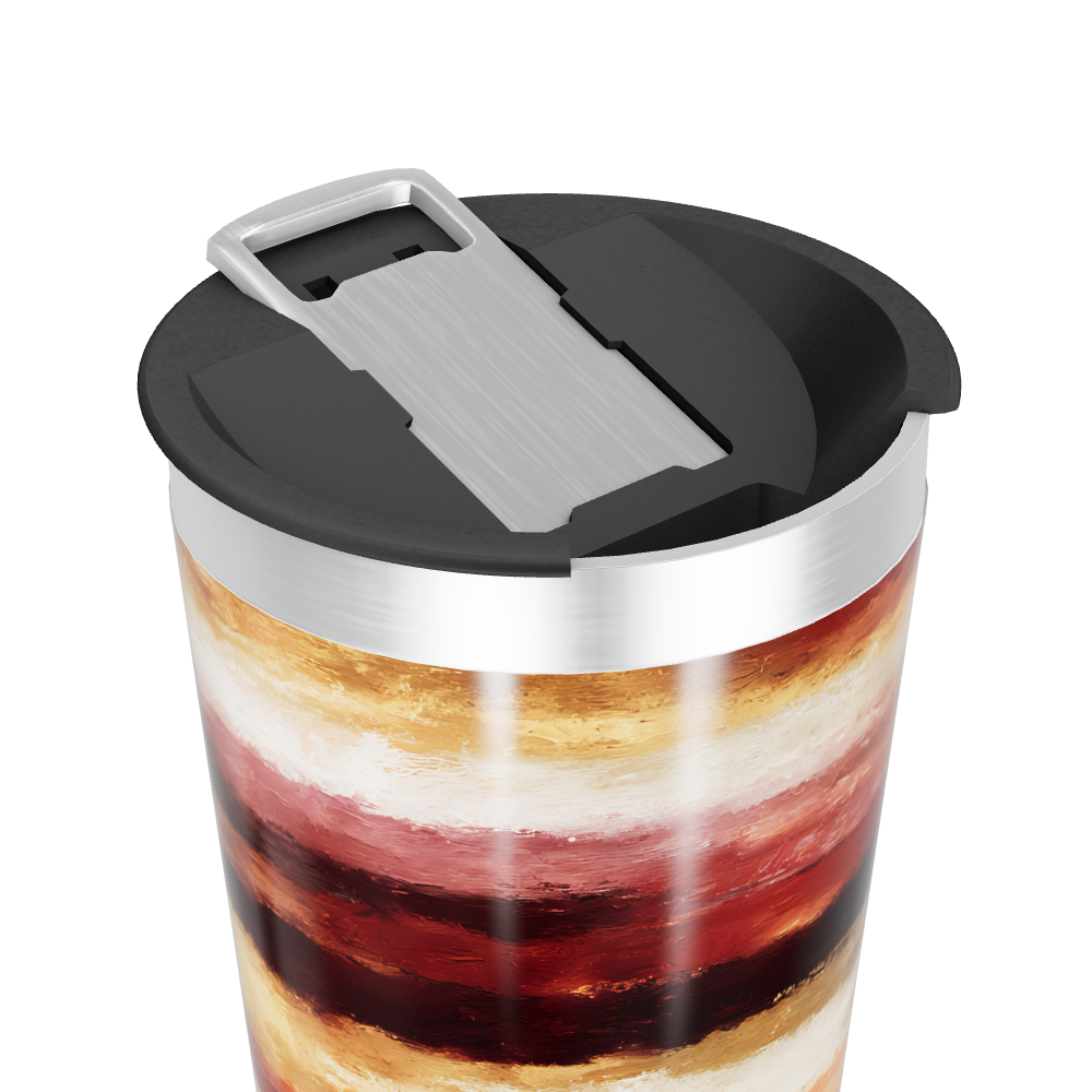 Copo Térmico - Estampa Marmorizada Colorida