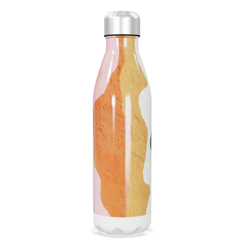 Garrafa Inox - Estampa Abstrata Colorida