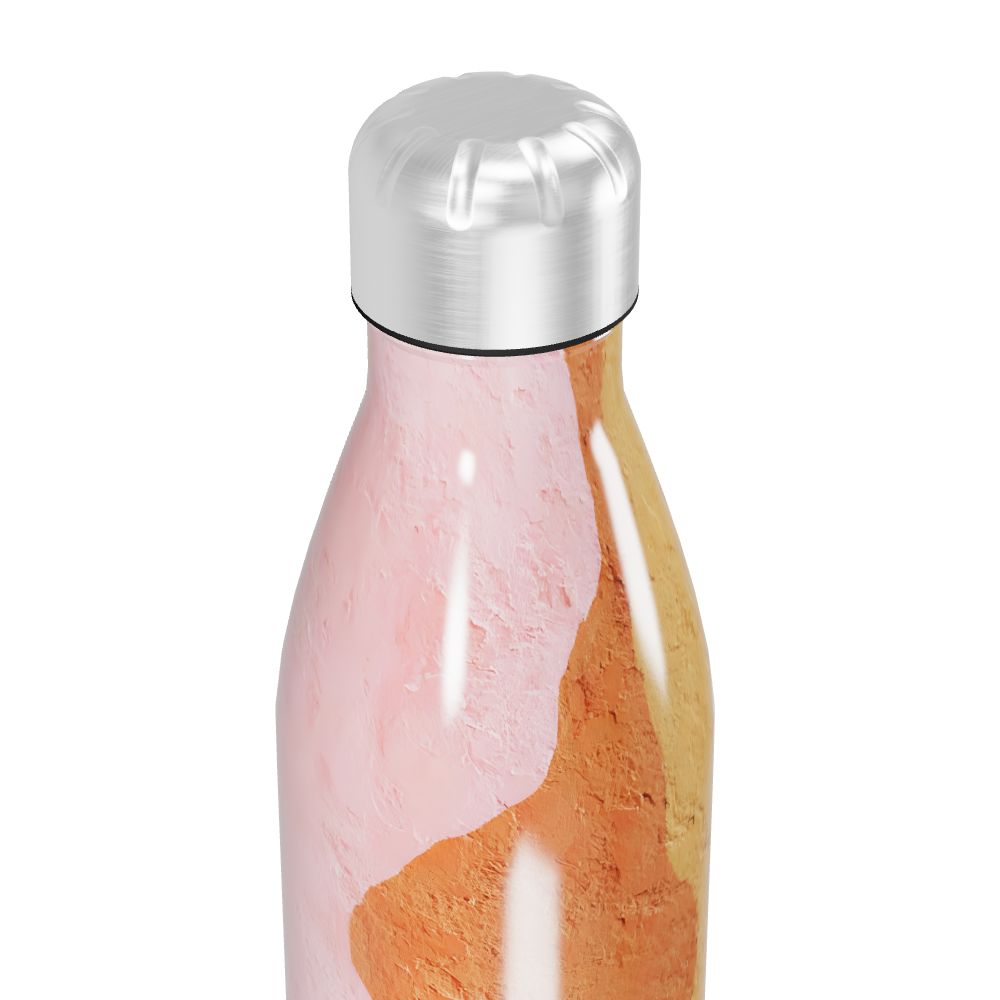 Garrafa Inox - Estampa Abstrata Colorida