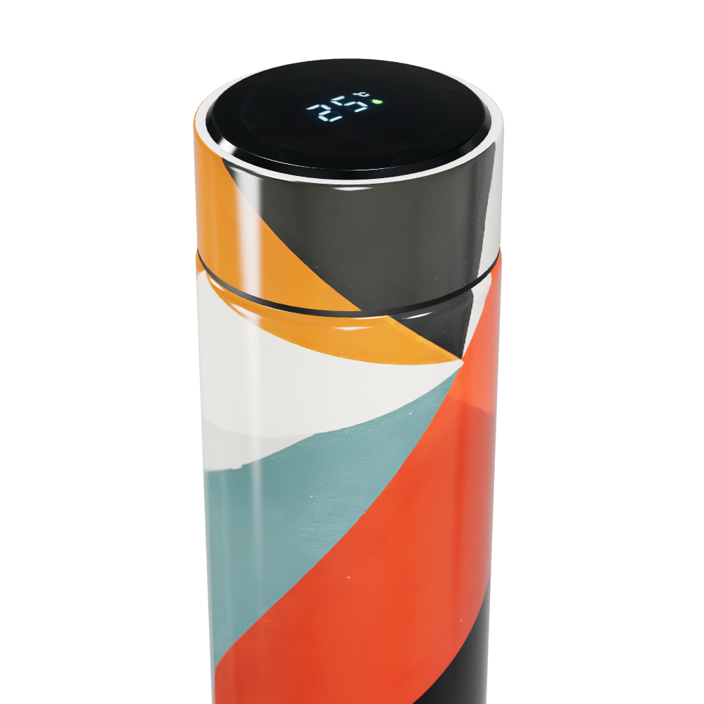 Garrafa Térmica Touch - Estampa Colorida Digital