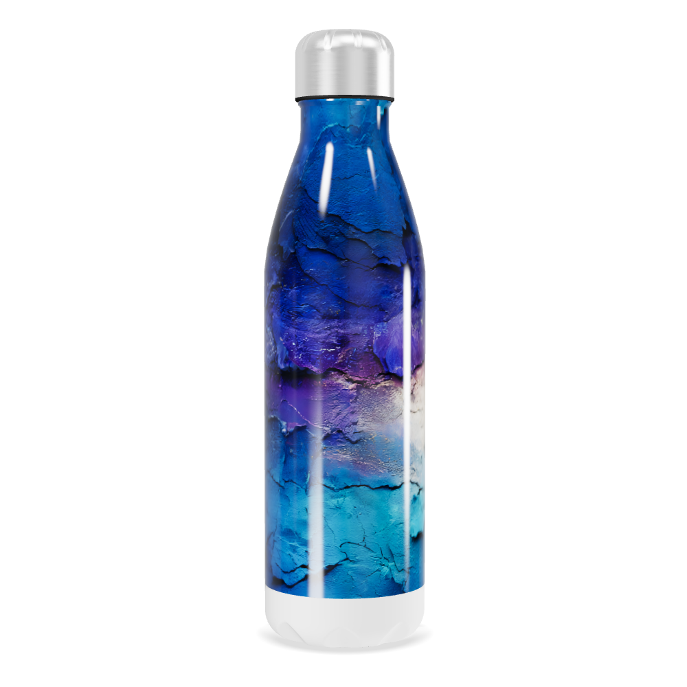 Garrafa Inox - Azul Texturizada