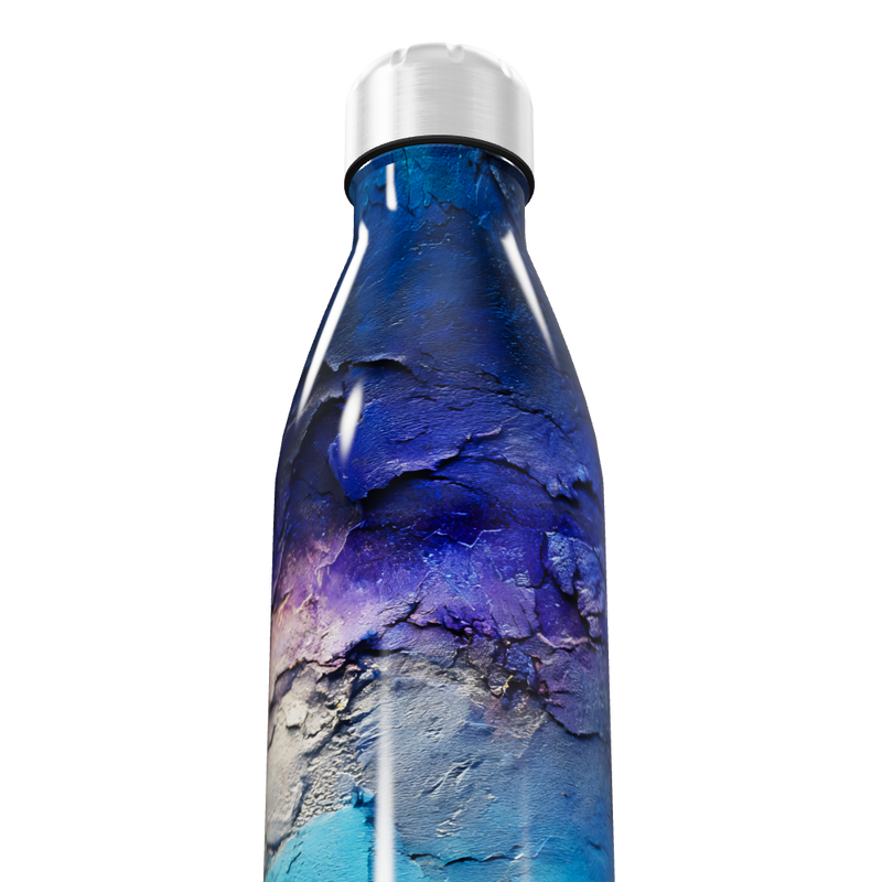 Garrafa Inox - Azul Texturizada