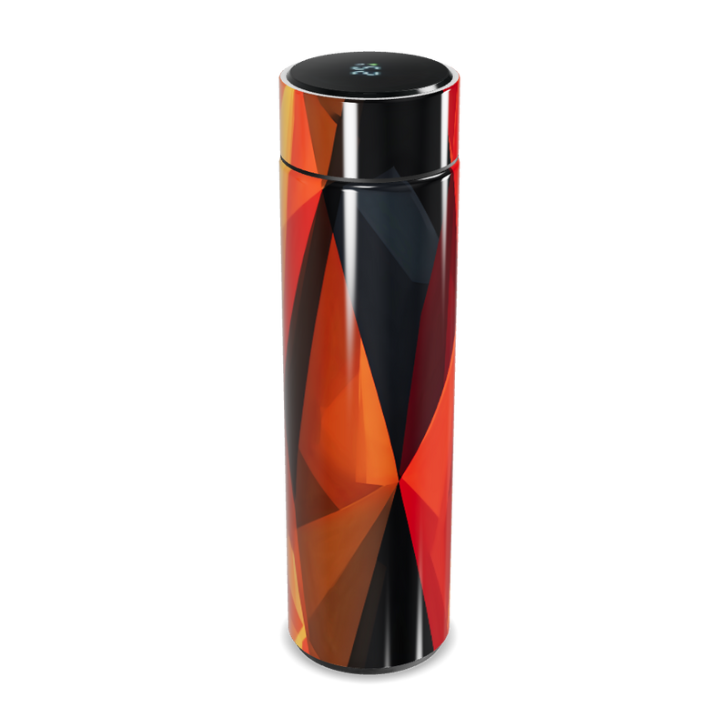 Garrafa Térmica Touch - Vermelha Geométrica