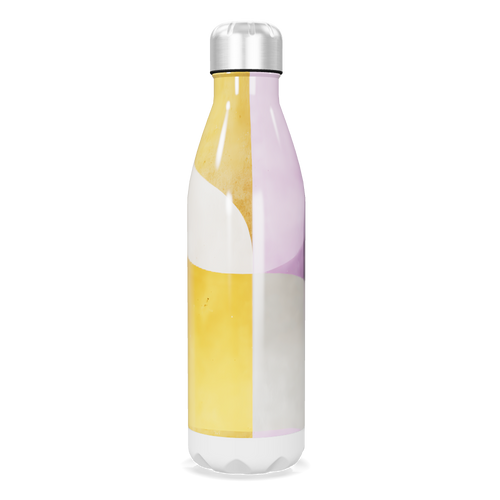 Garrafa Inox - Estampa Geométrica Colorida