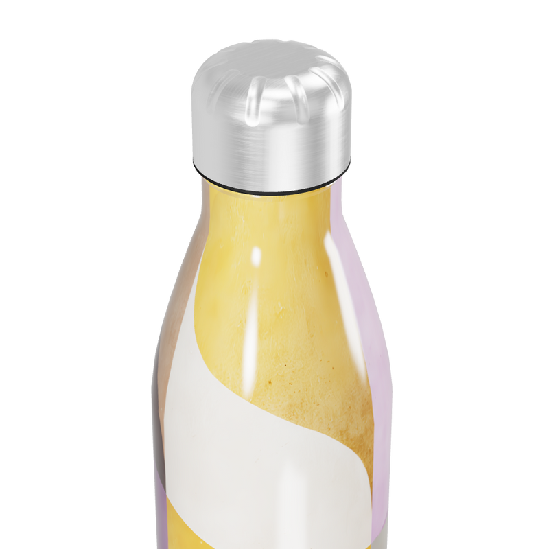 Garrafa Inox - Estampa Geométrica Colorida