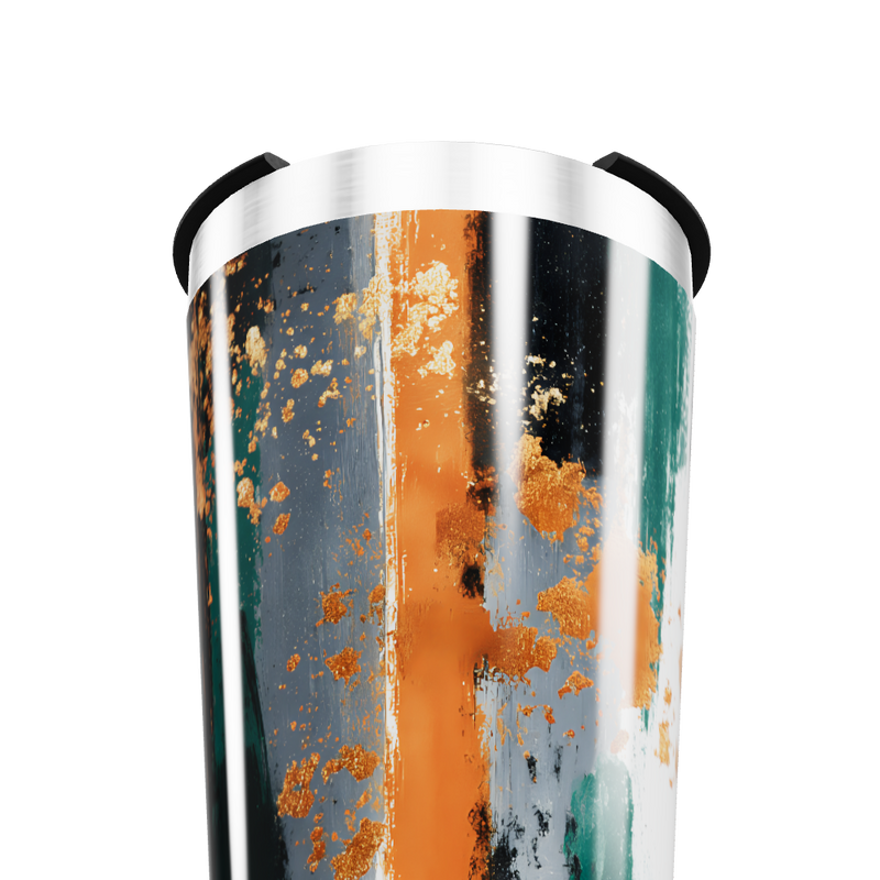 Copo Térmico - Abstrato Multicolorido Aço