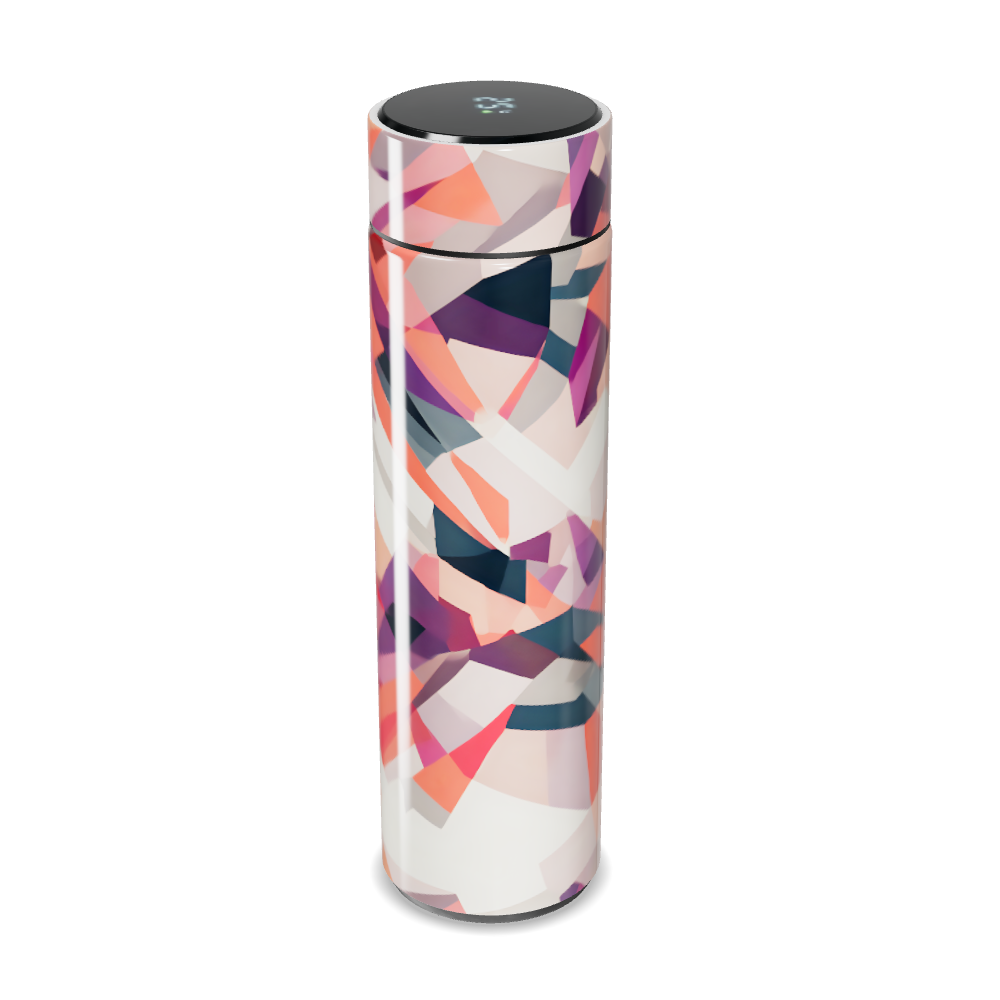 Garrafa Térmica Touch - Estampa Geométrica Colorida