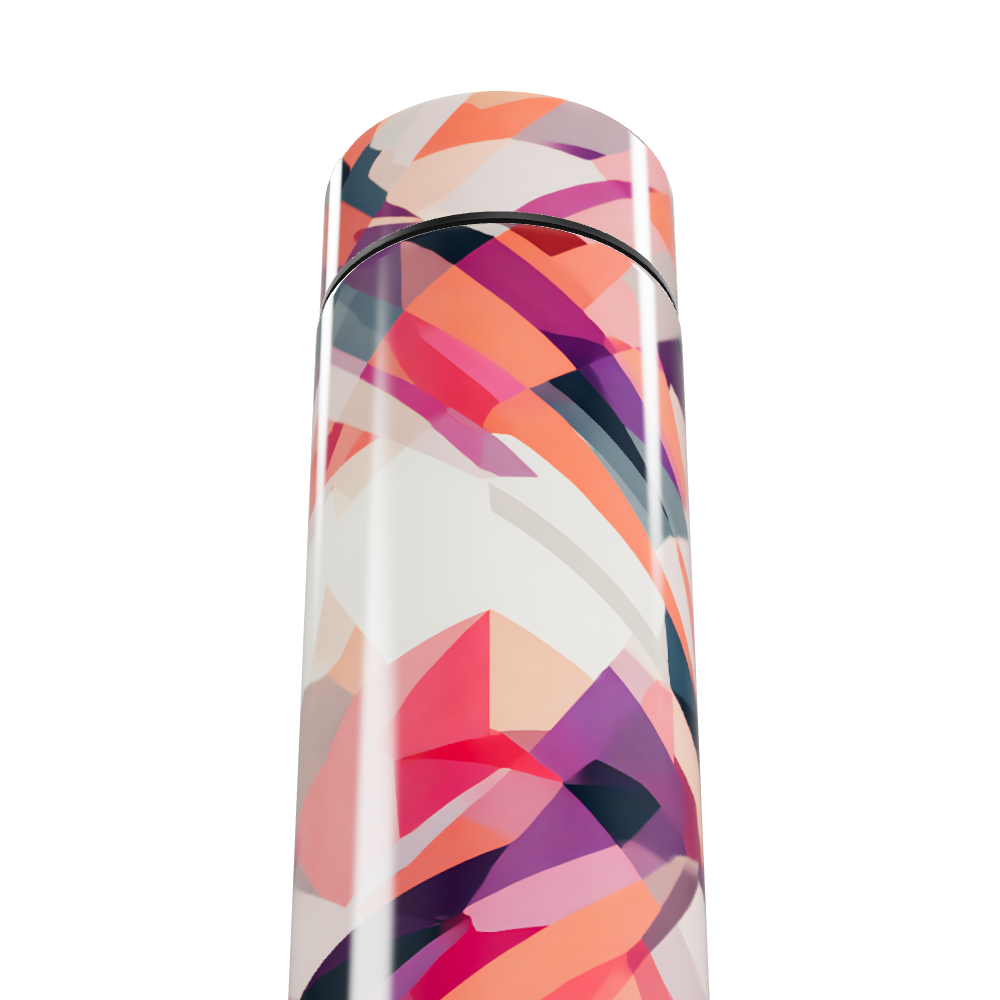 Garrafa Térmica Touch - Estampa Geométrica Colorida