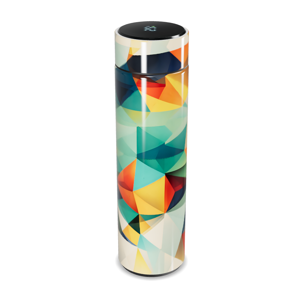 Garrafa Térmica Touch - Colorida Geométrica