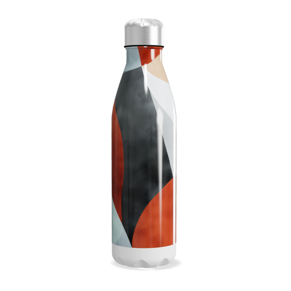 Garrafa Inox - Design Colorido Abstrato