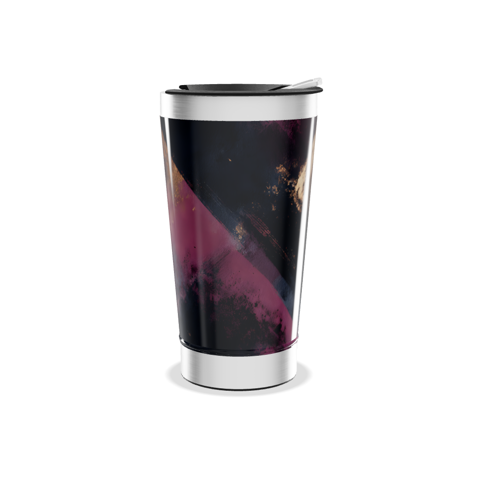 Copo Térmico - Estampa Abstrata Colorida