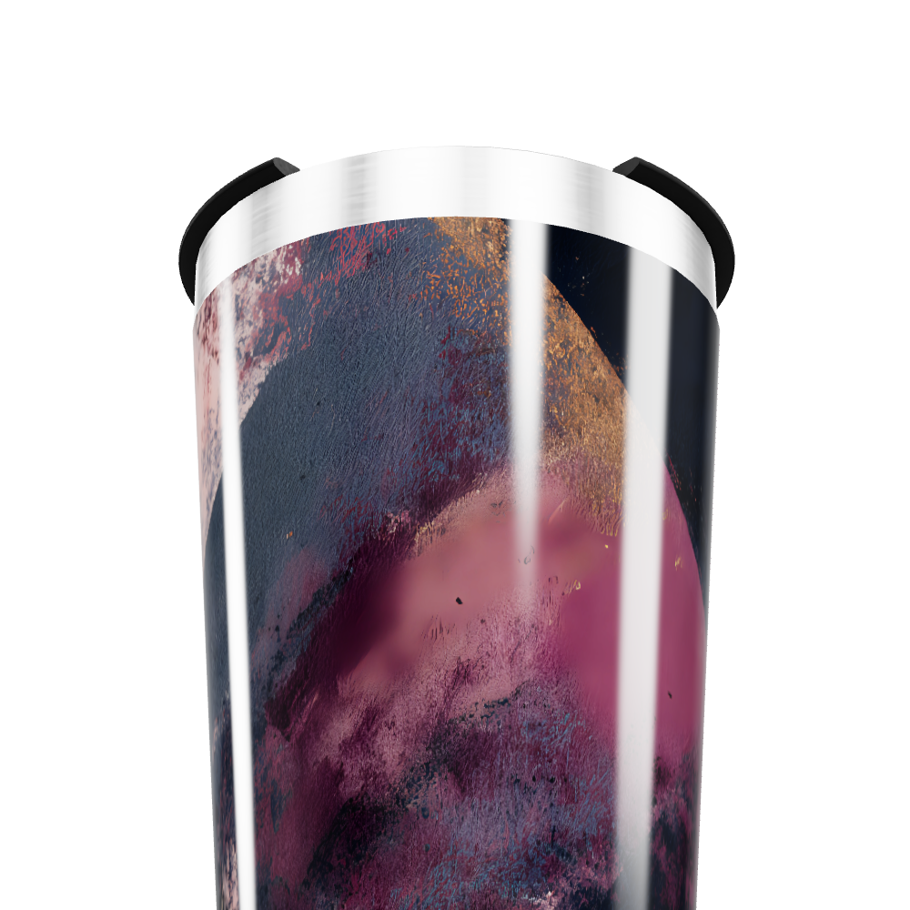 Copo Térmico - Estampa Abstrata Colorida