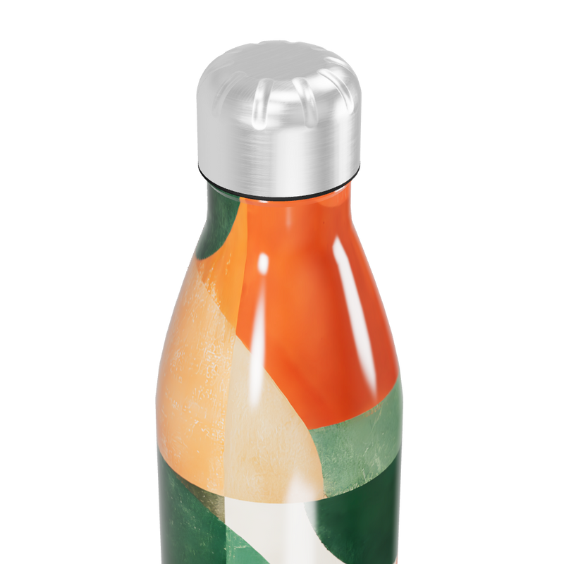 Garrafa Inox - Estampa Colorida Geométrica