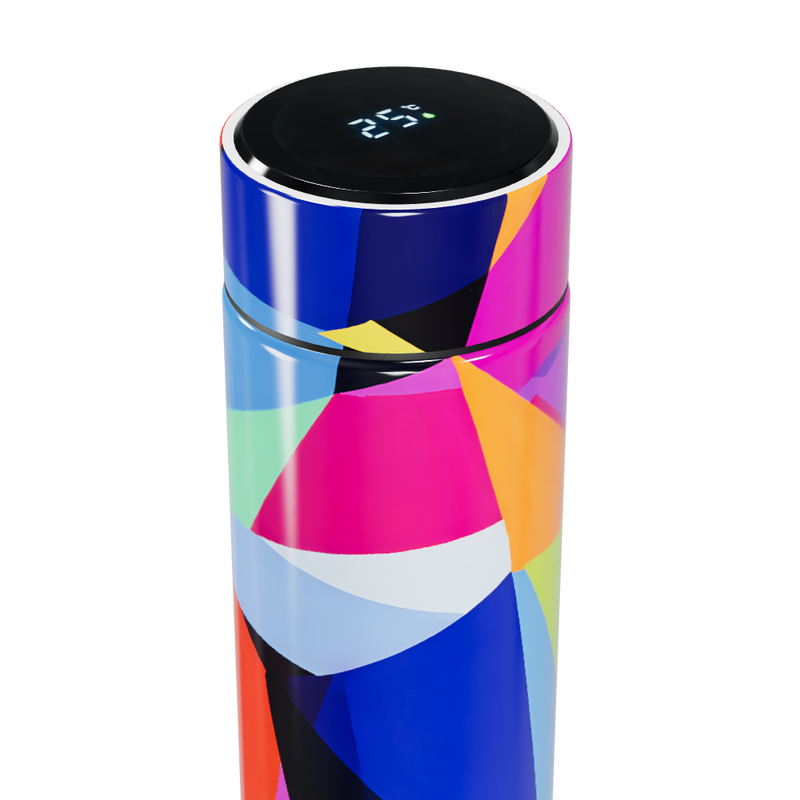 Garrafa Térmica Touch - Colorida com Display LED