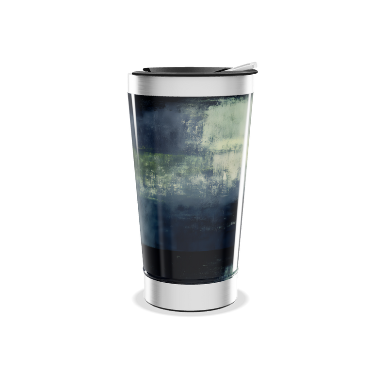 Copo Térmico - Estampa Azul e Verde