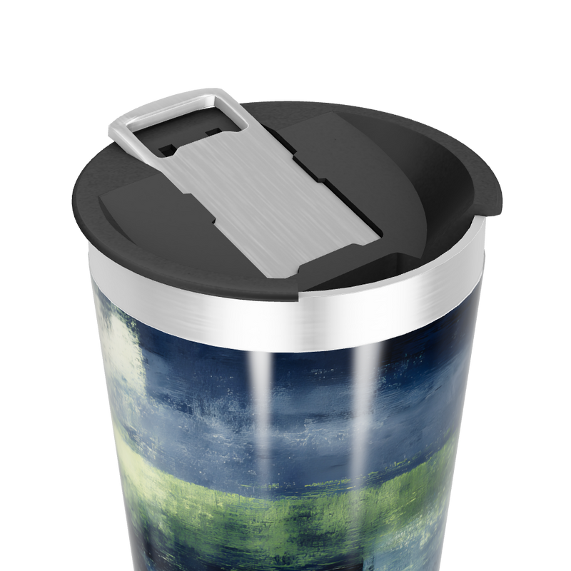 Copo Térmico - Estampa Azul e Verde