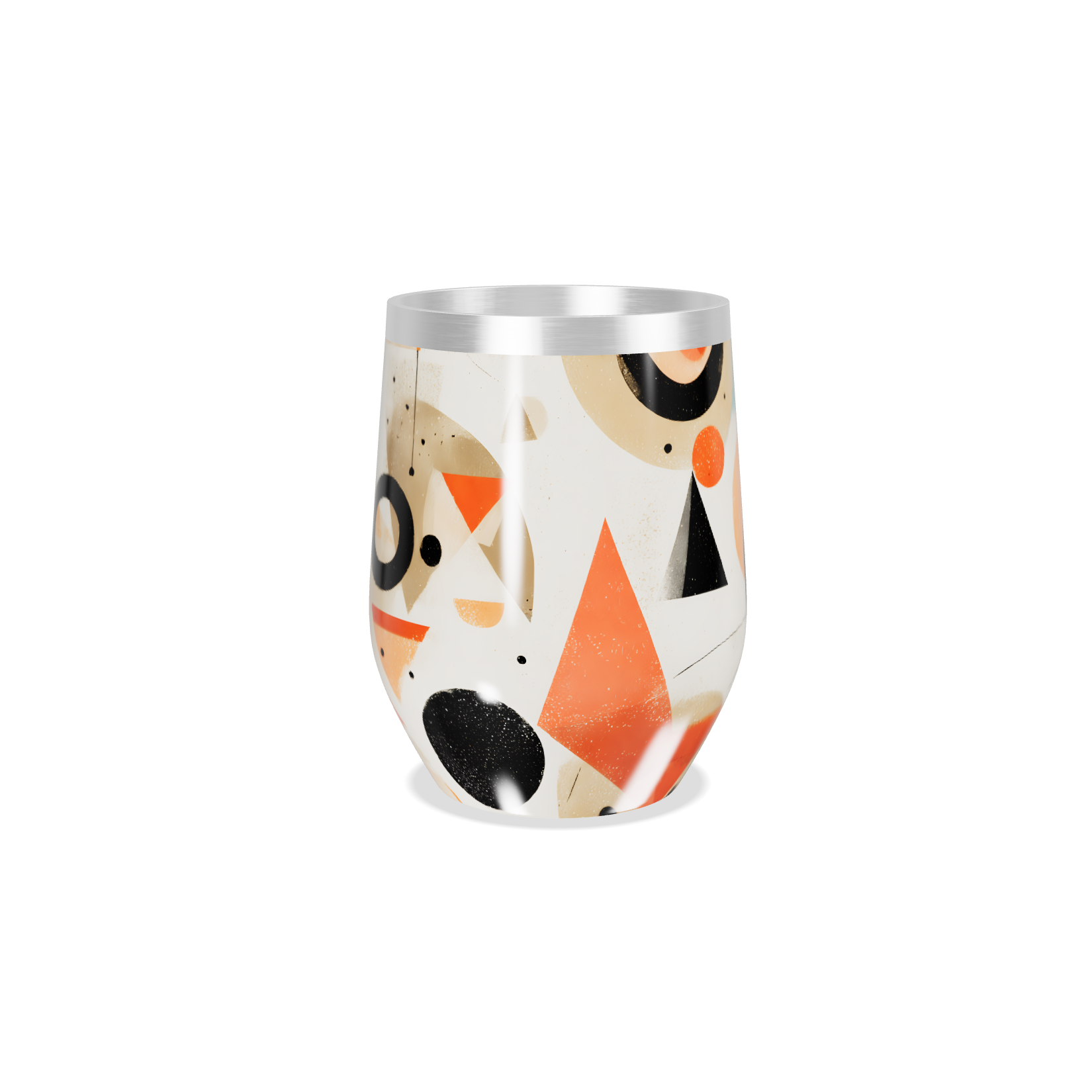 Copo Térmico Slim - Estampa Geométrica Colorida