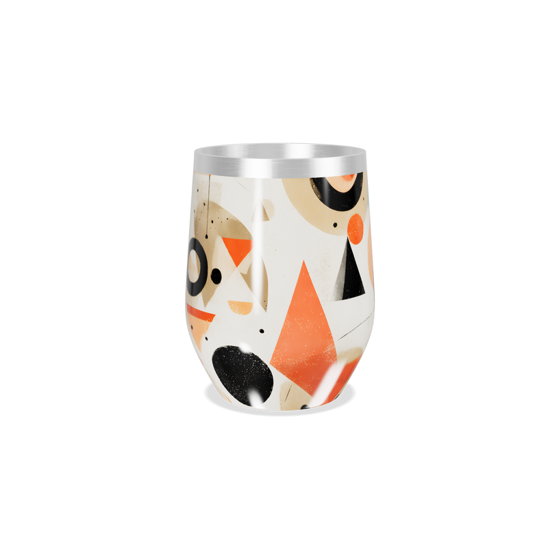 Copo Térmico Slim - Estampa Geométrica Colorida