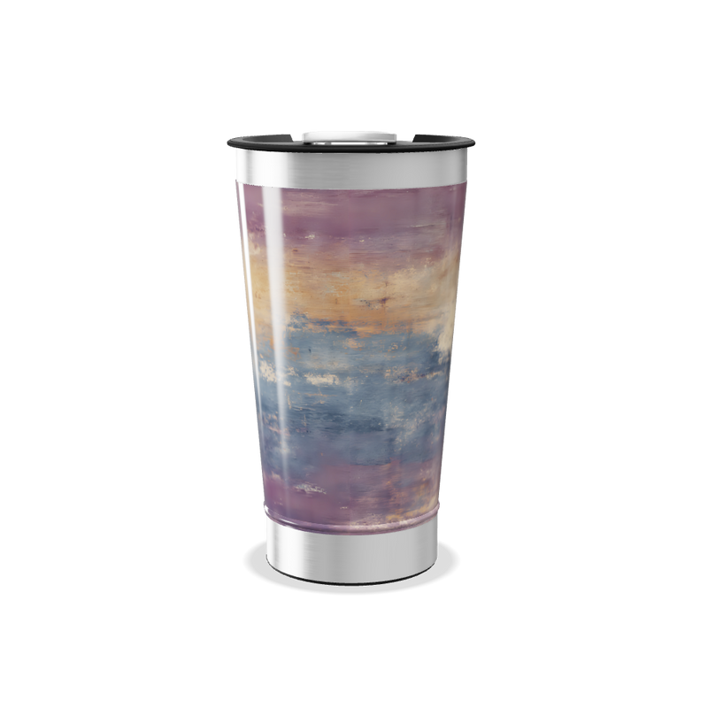 Copo Térmico - Estampa Pastel Aquarela