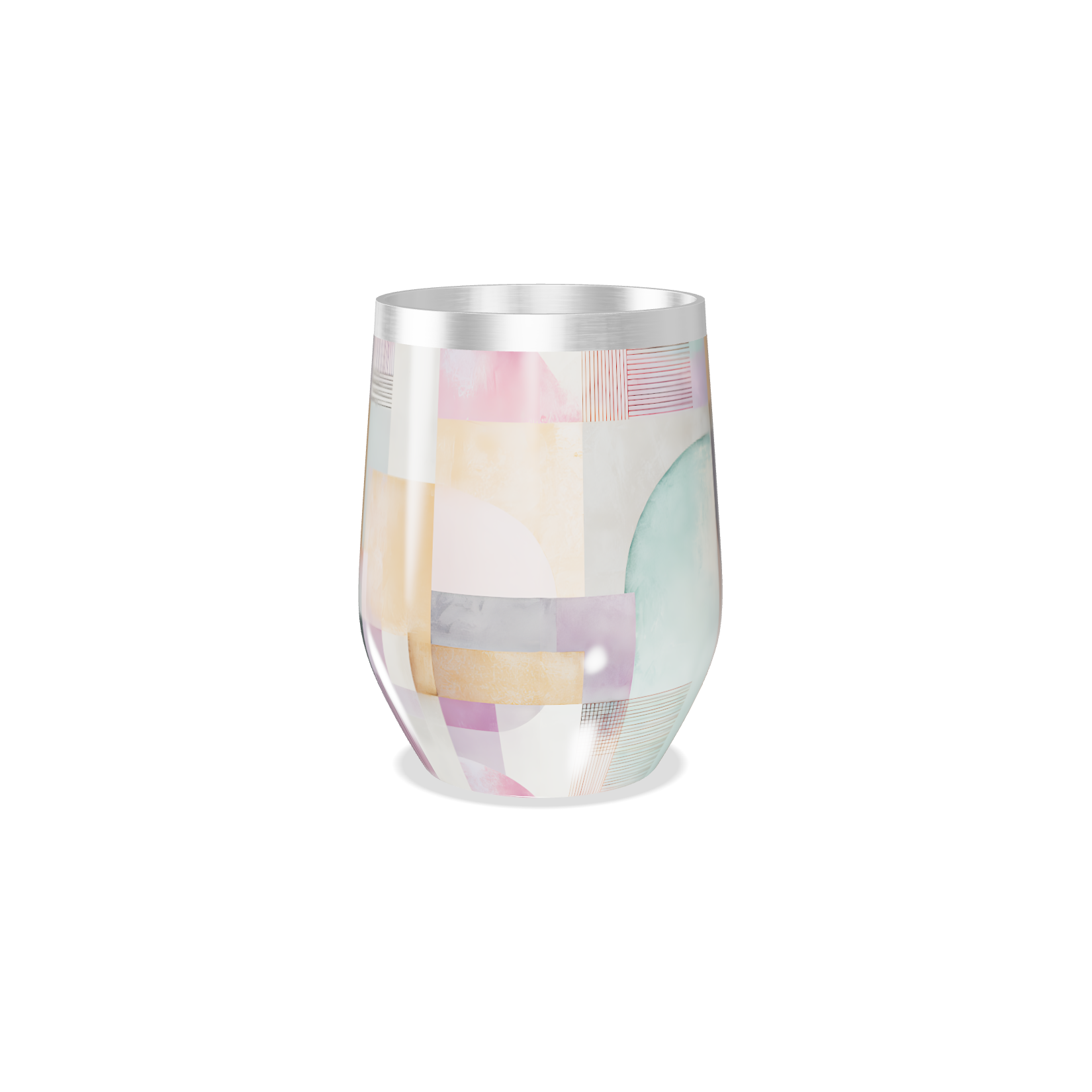 Copo Térmico Slim - Aço Inox Colorido Abstrato