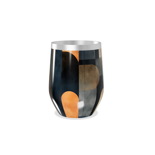 Copo Térmico Slim - Estampado Geométrico Colorido