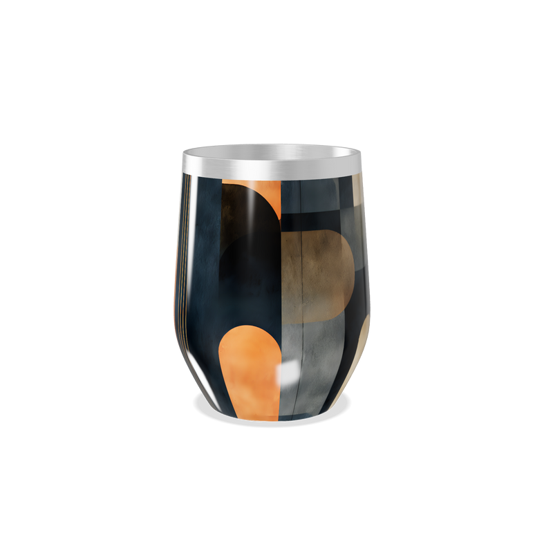 Copo Térmico Slim - Estampado Geométrico Colorido