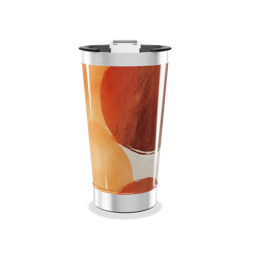 Copo Térmico - Com Estampa Abstrata