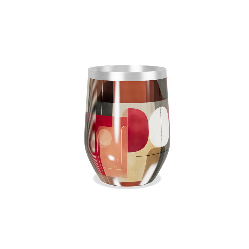 Copo Térmico Slim - Estampa Geométrica Colorida