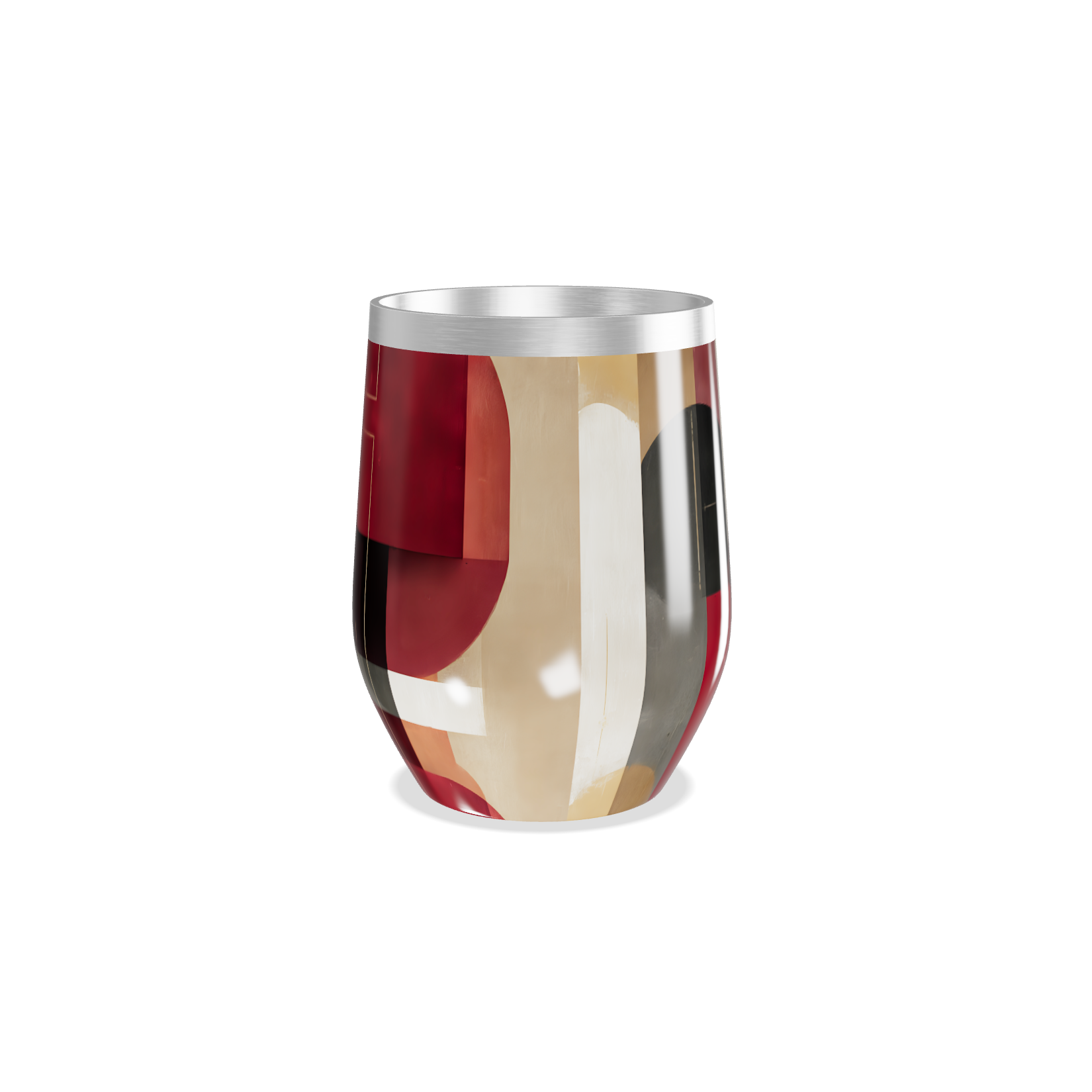 Copo Térmico Slim - Estampa Geométrica Colorida