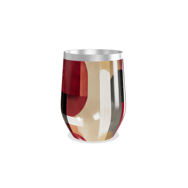 Copo Térmico Slim - Estampa Geométrica Colorida