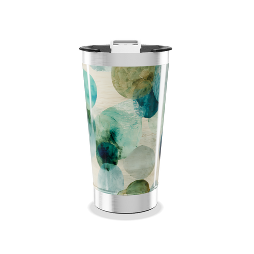 Copo Térmico - Estampa Aqua Abstrata