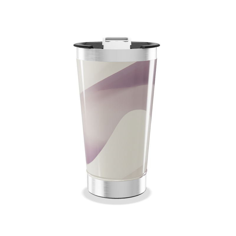 Copo Térmico - Design Ondulado Lilás
