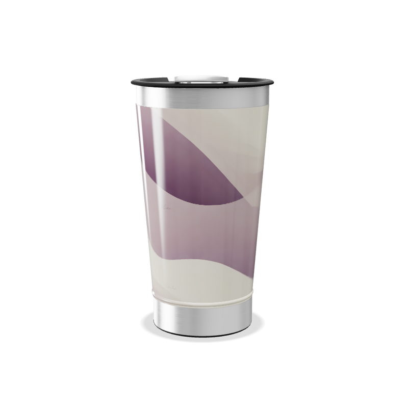 Copo Térmico - Design Ondulado Lilás